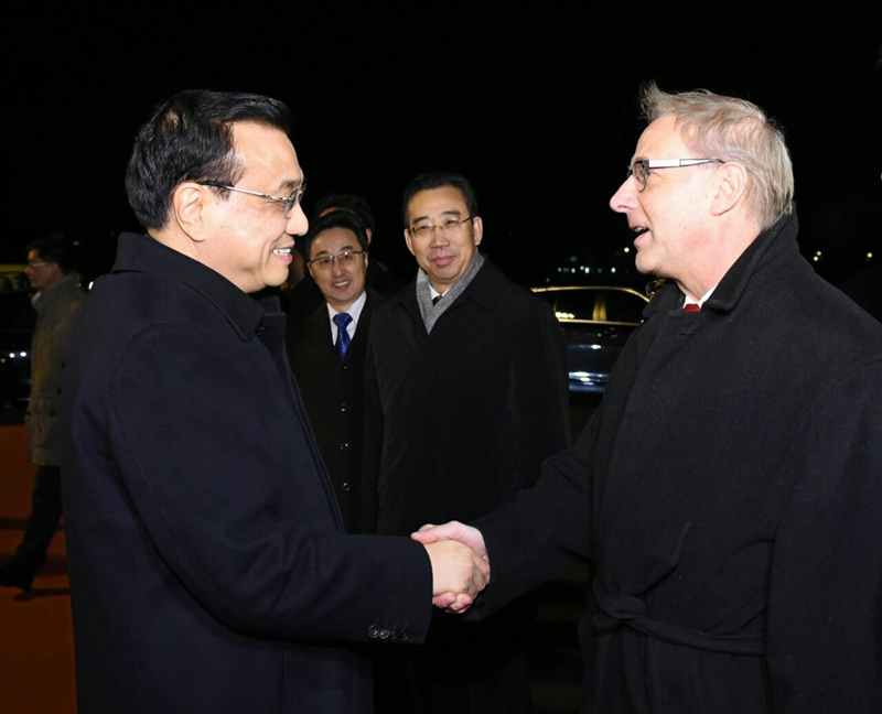 李克強結(jié)束年度首訪回到北京